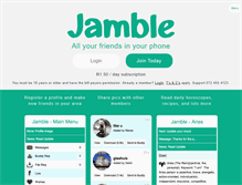 Tablet Screenshot of new.jamble.co.za